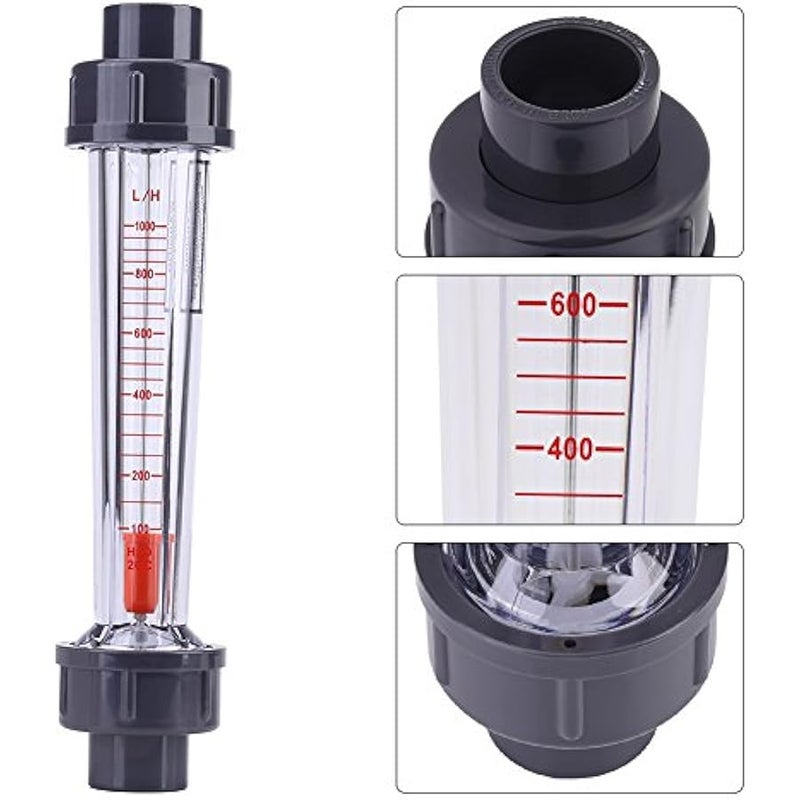 Plastic Water Flowmeter, Tube Type Flowmeter Instantaneous Flowmeter, for Water Industrial - Image 5